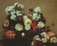 Fantin-Latour, Henri - Still Life with Flowers